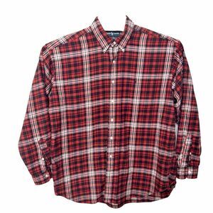 Vintage 1990’s Polo Ralph Lauren Blair Flannel Plaid Mens XL‎